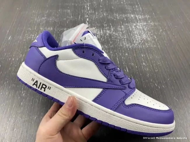Official Maikesneakers 1 AIR JORDAN TRAVIS CUSTOM X X SCOTT OFF-WHITE DM7890-386 0512